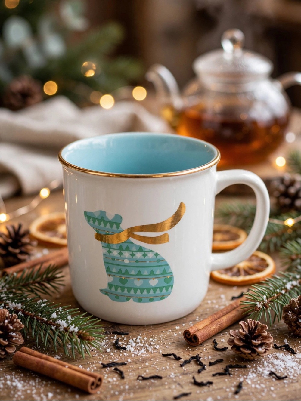 DAVIDsTEA Winter Bear Mug